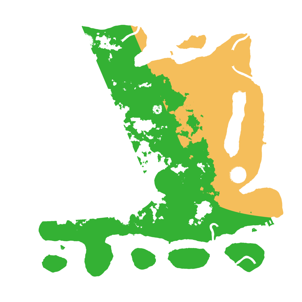 Biome Rust Map: Procedural Map, Size: 3250, Seed: 421537