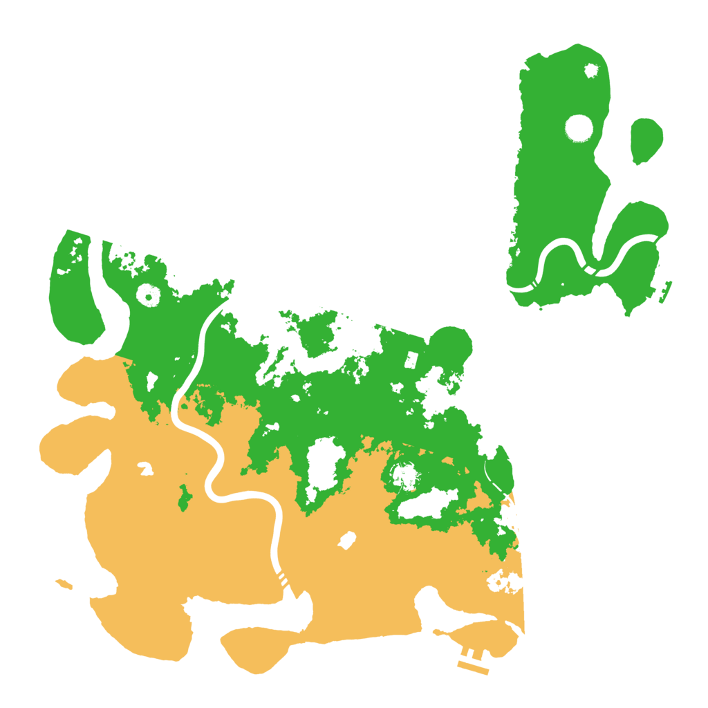 Biome Rust Map: Procedural Map, Size: 4500, Seed: 679067