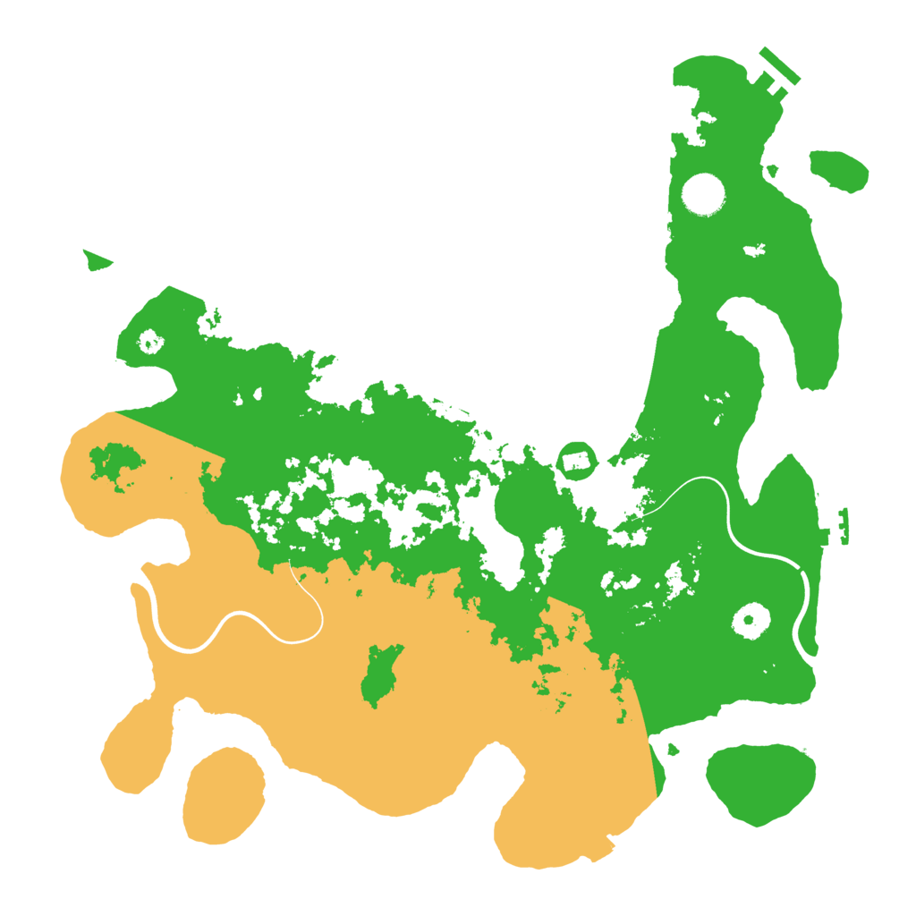 Biome Rust Map: Procedural Map, Size: 3800, Seed: 27853658
