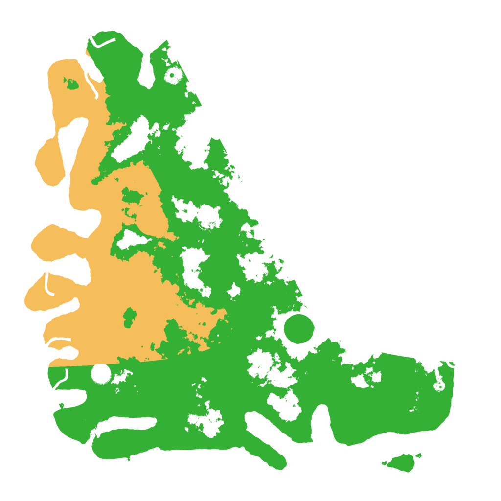 Biome Rust Map: Procedural Map, Size: 4500, Seed: 657861