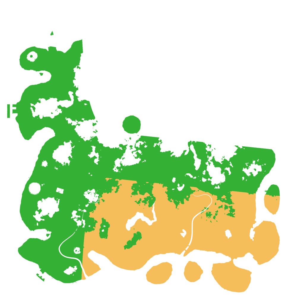 Biome Rust Map: Procedural Map, Size: 4500, Seed: 4728626