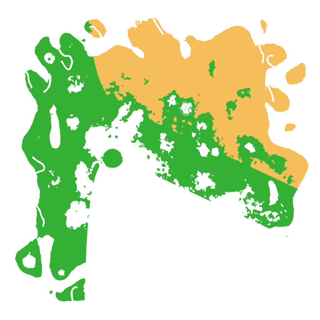 Biome Rust Map: Procedural Map, Size: 4500, Seed: 263378