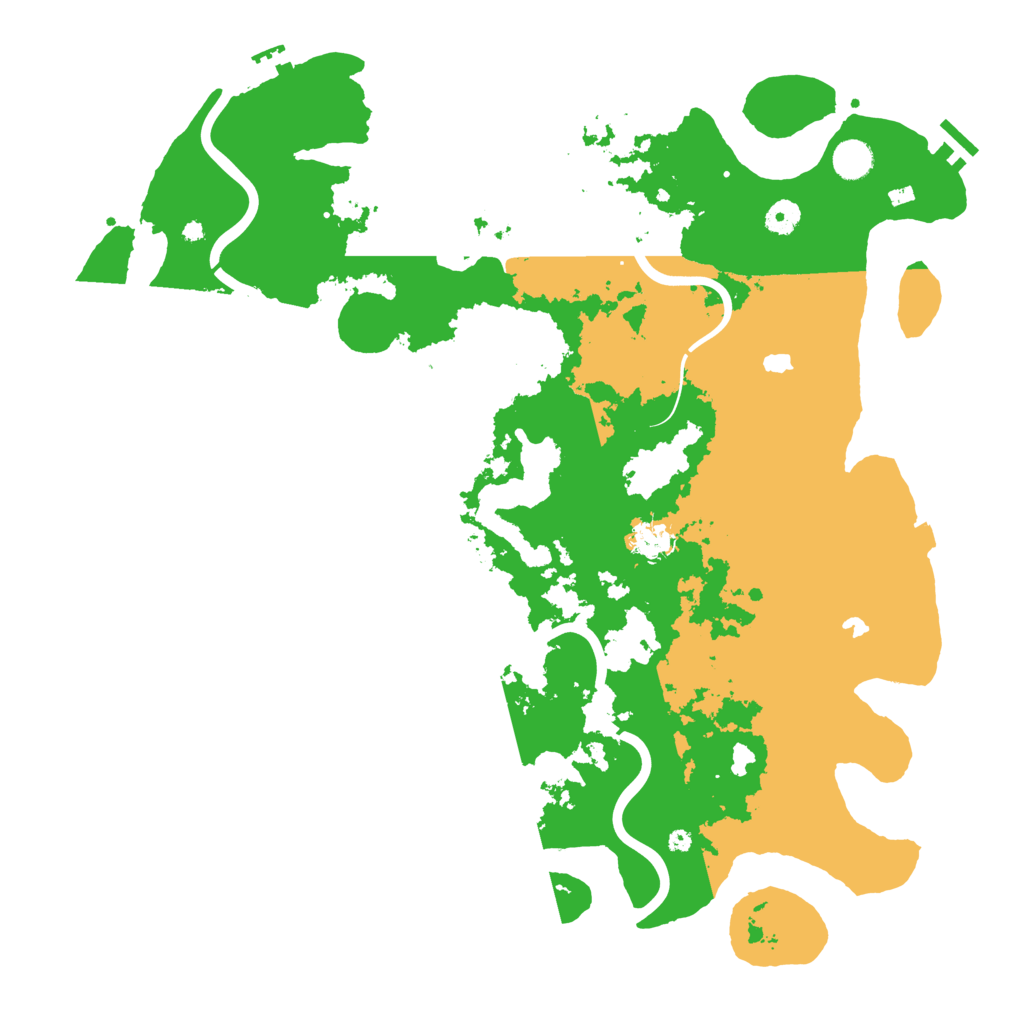 Biome Rust Map: Procedural Map, Size: 4500, Seed: 4823737
