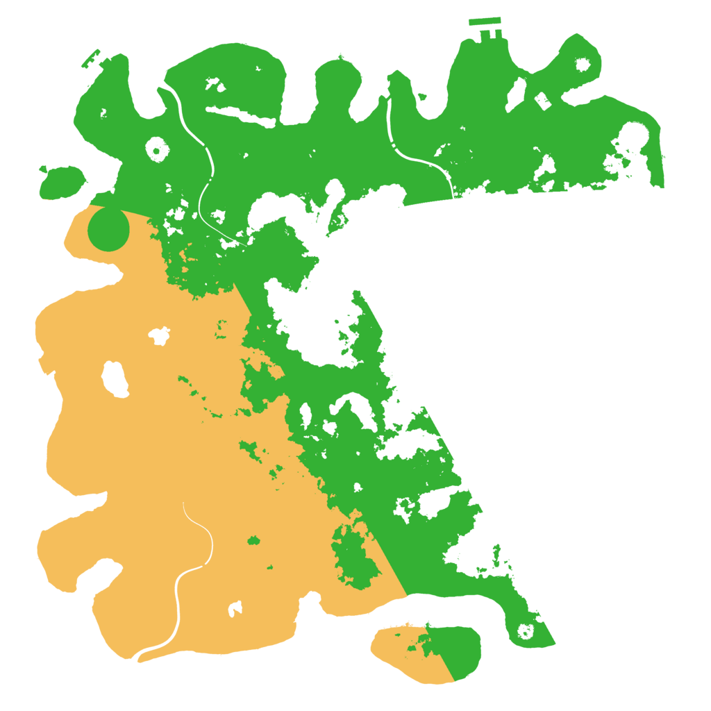 Biome Rust Map: Procedural Map, Size: 4500, Seed: 5955535