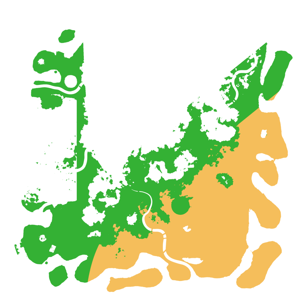 Biome Rust Map: Procedural Map, Size: 4500, Seed: 2464801