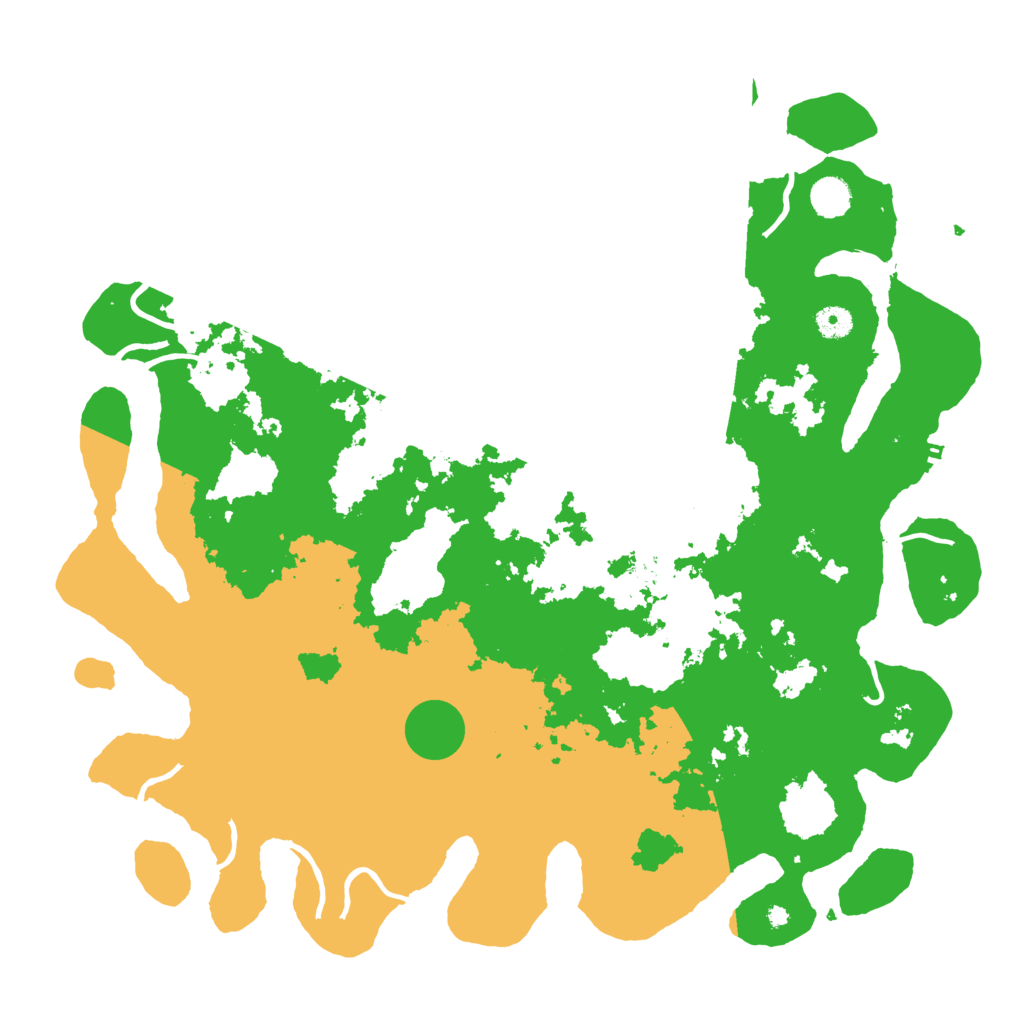 Biome Rust Map: Procedural Map, Size: 4500, Seed: 3482509