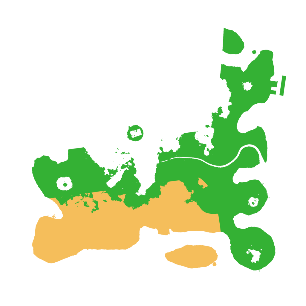 Biome Rust Map: Procedural Map, Size: 3100, Seed: 4272