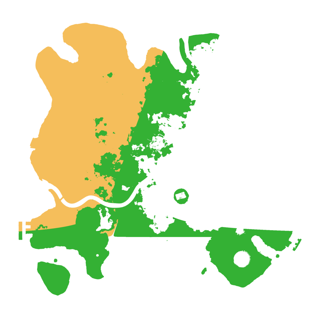 Biome Rust Map: Procedural Map, Size: 3500, Seed: 1068913118