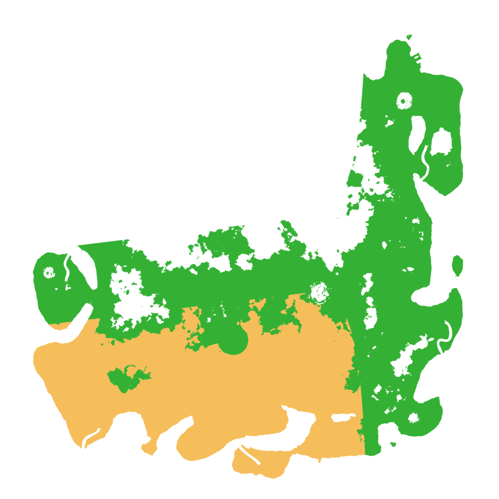 Biome Rust Map: Procedural Map, Size: 4500, Seed: 264035