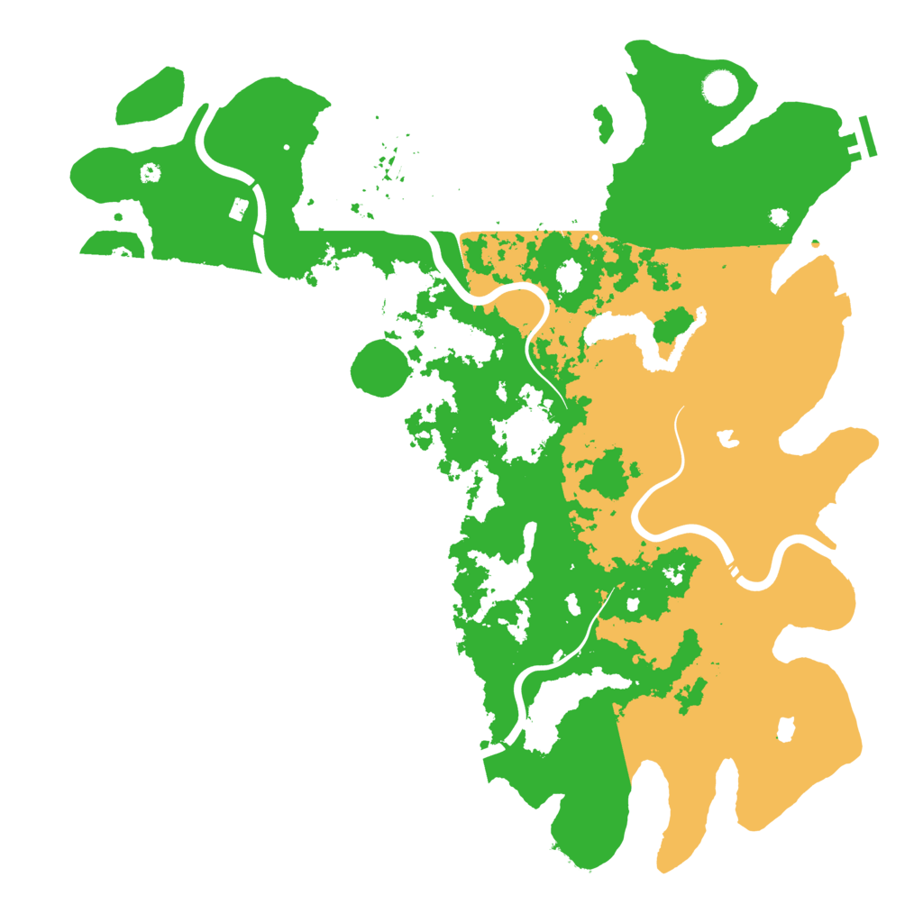 Biome Rust Map: Procedural Map, Size: 4500, Seed: 1854442