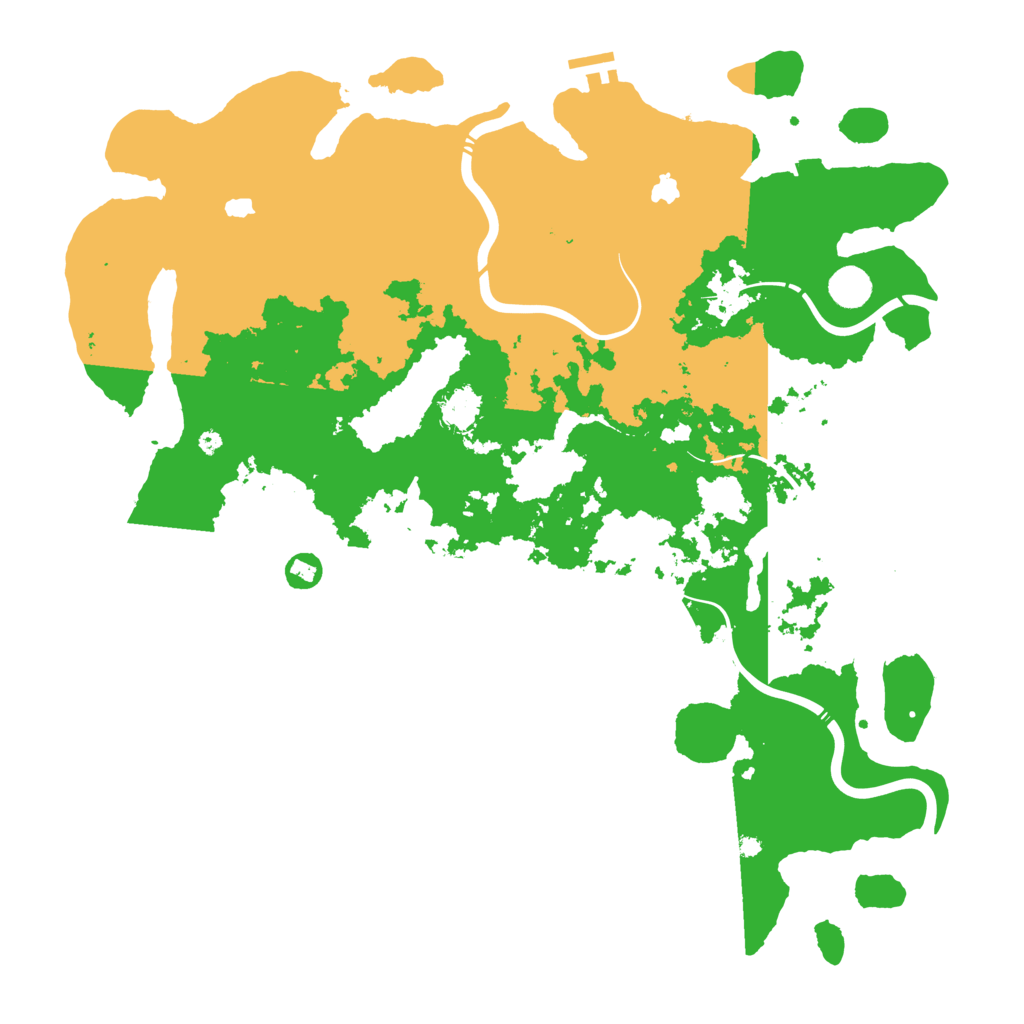 Biome Rust Map: Procedural Map, Size: 4500, Seed: 4279706