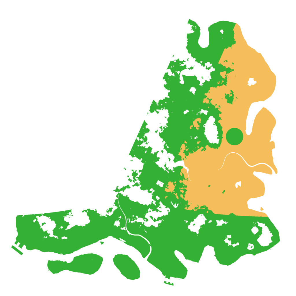 Biome Rust Map: Procedural Map, Size: 4500, Seed: 1755134