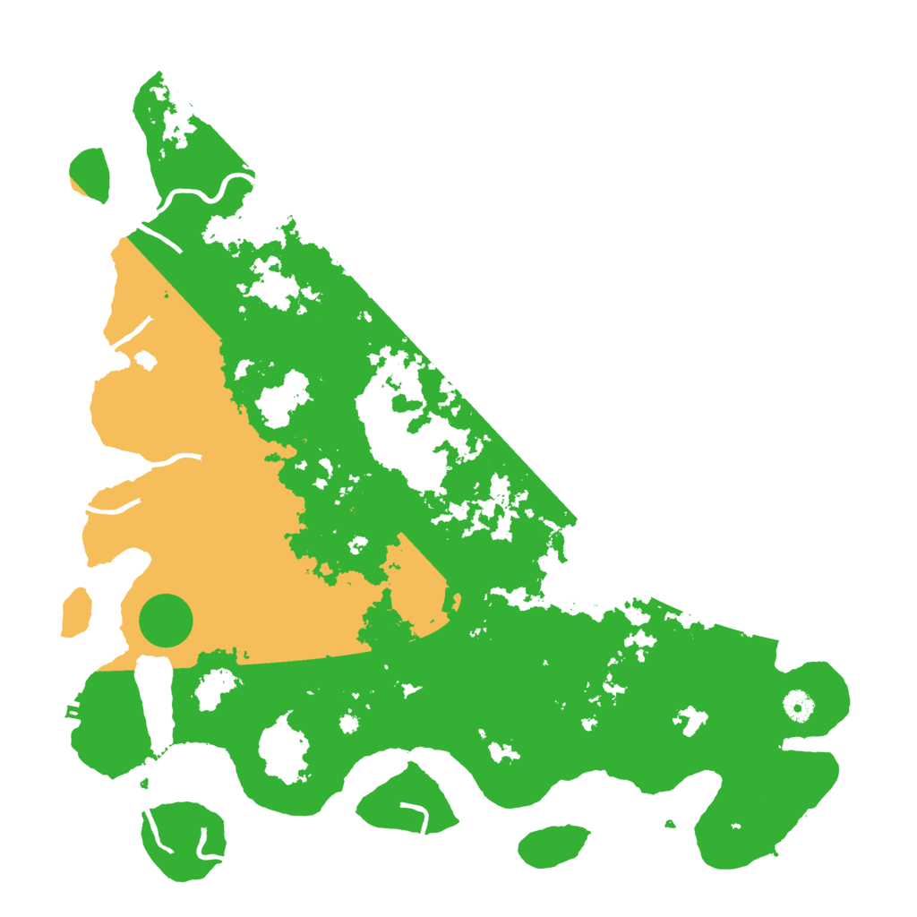 Biome Rust Map: Procedural Map, Size: 4500, Seed: 114888