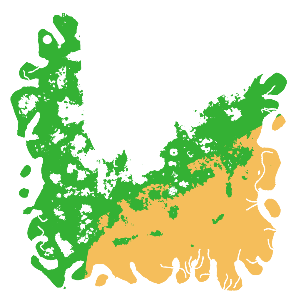 Biome Rust Map: Procedural Map, Size: 6000, Seed: 74139566