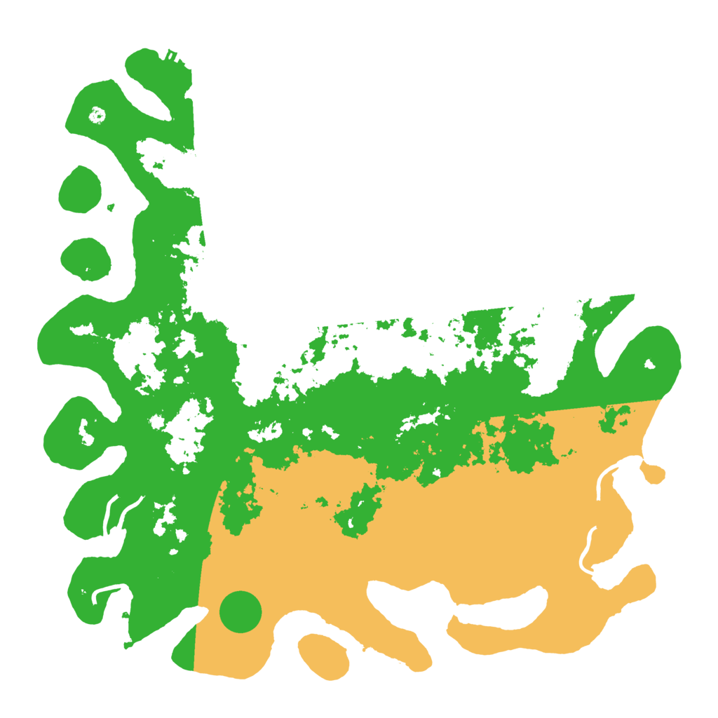 Biome Rust Map: Procedural Map, Size: 4500, Seed: 800116