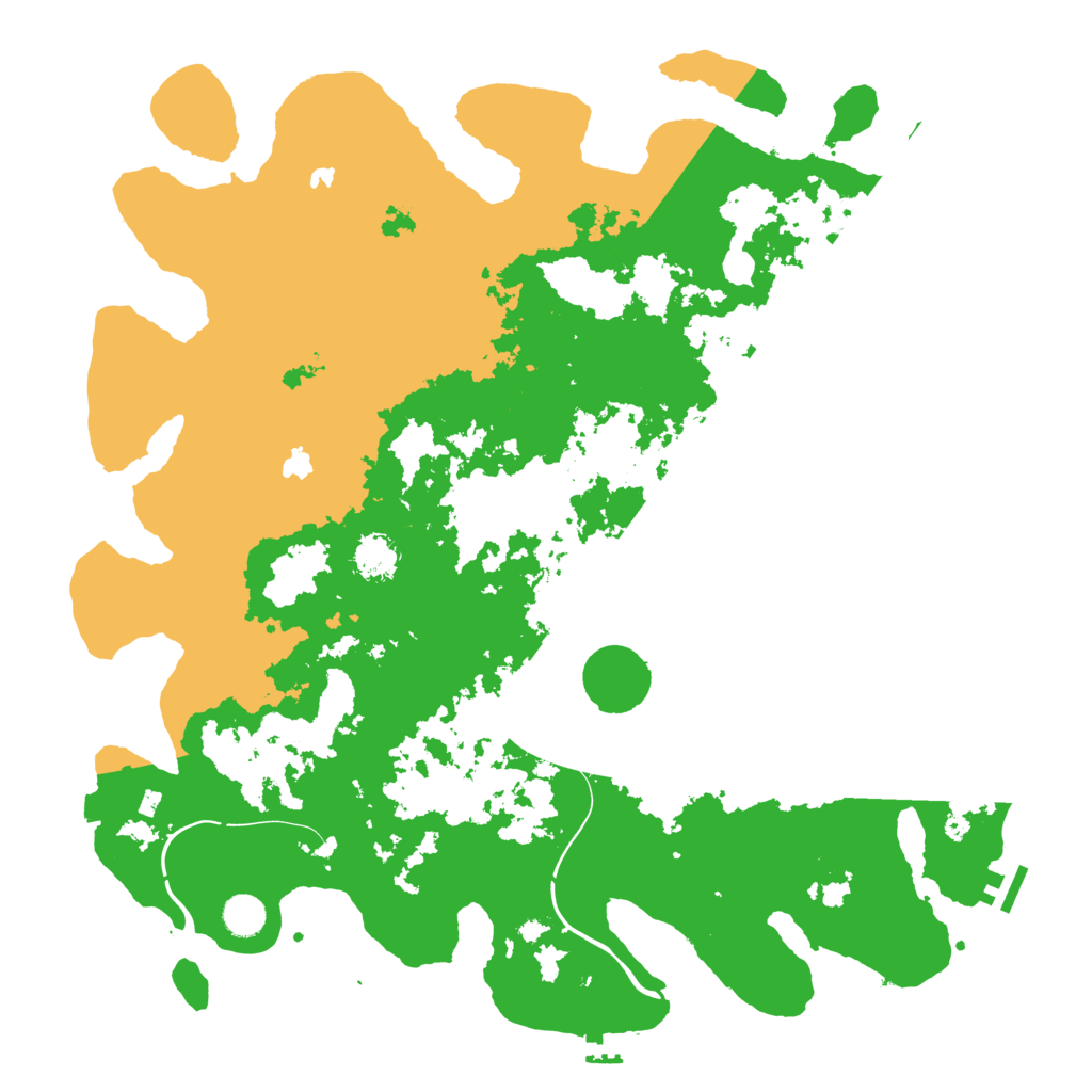 Biome Rust Map: Procedural Map, Size: 4500, Seed: 1428136