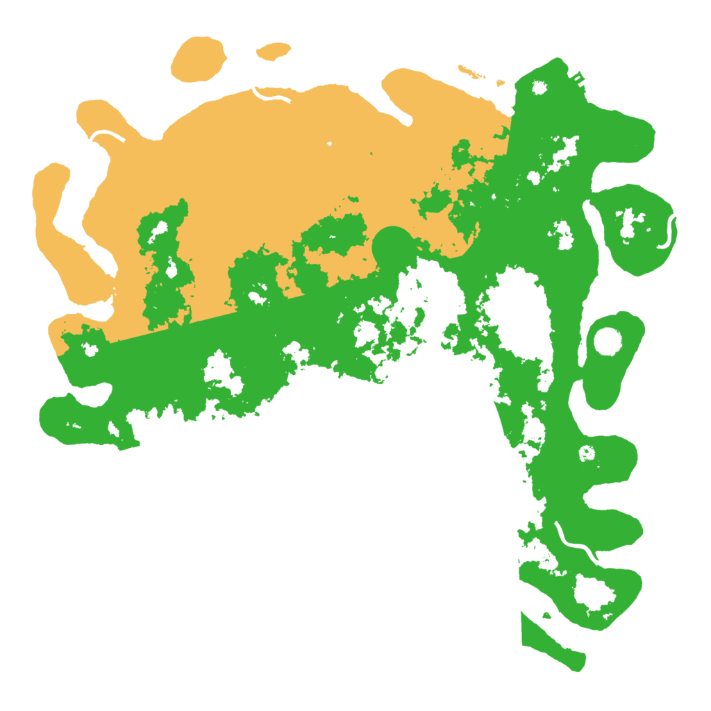 Biome Rust Map: Procedural Map, Size: 4500, Seed: 2526135