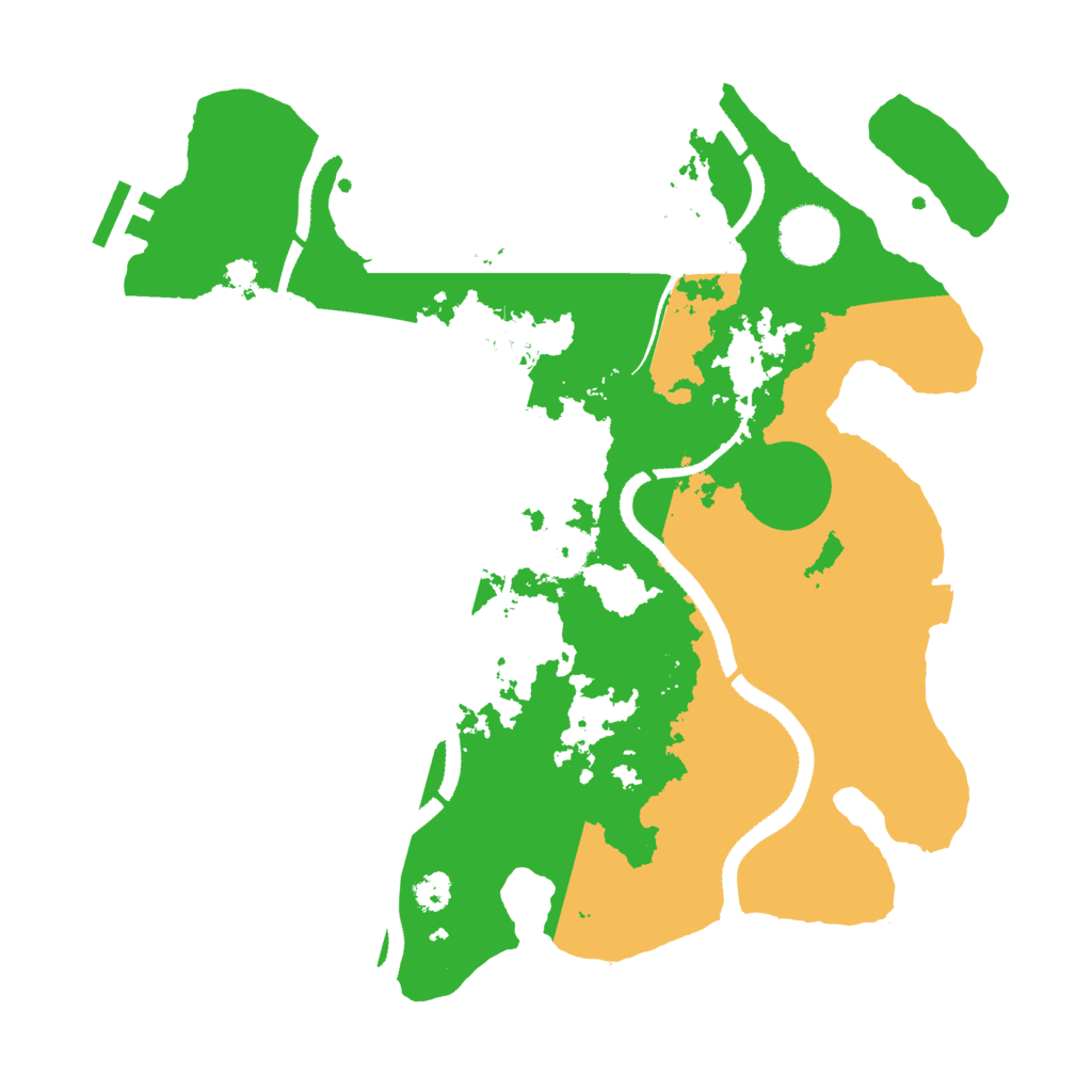 Biome Rust Map: Procedural Map, Size: 3250, Seed: 4176404