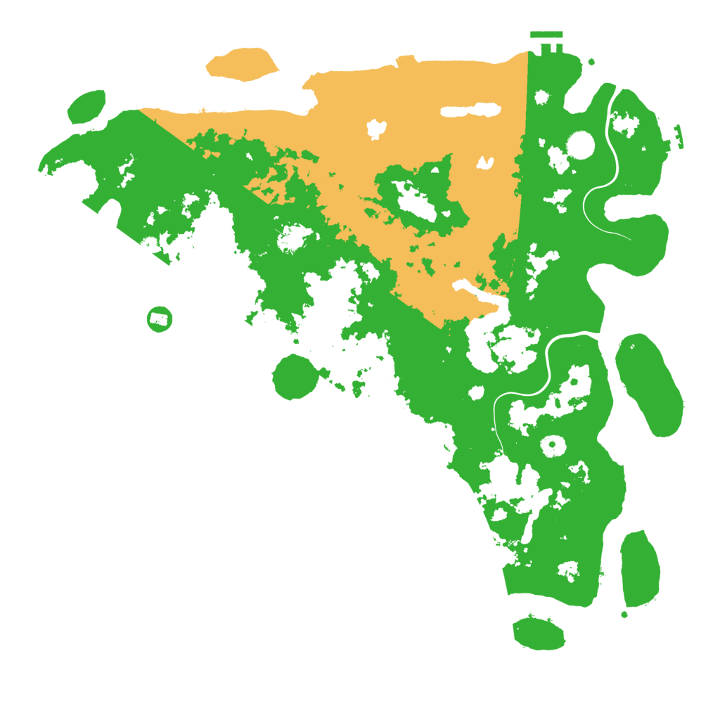 Biome Rust Map: Procedural Map, Size: 4500, Seed: 3516553