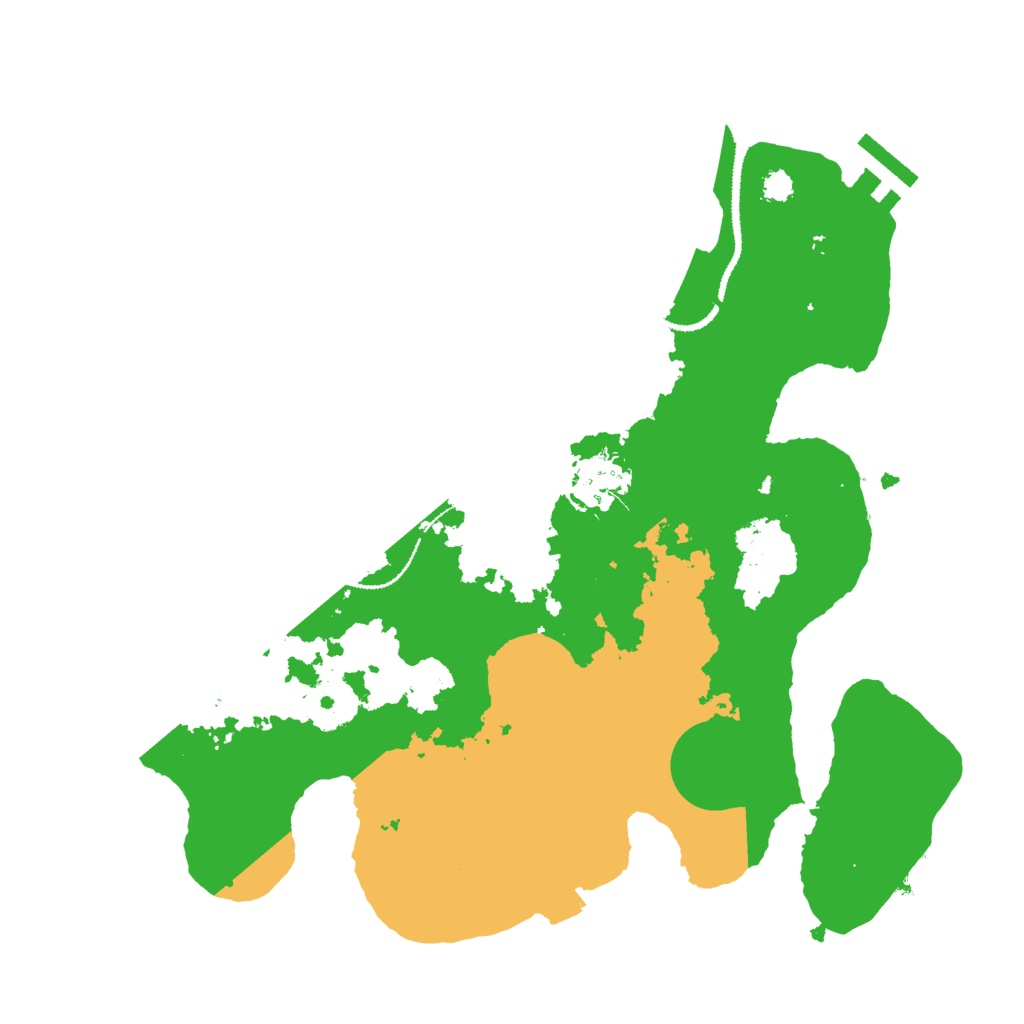Biome Rust Map: Procedural Map, Size: 3000, Seed: 768572159