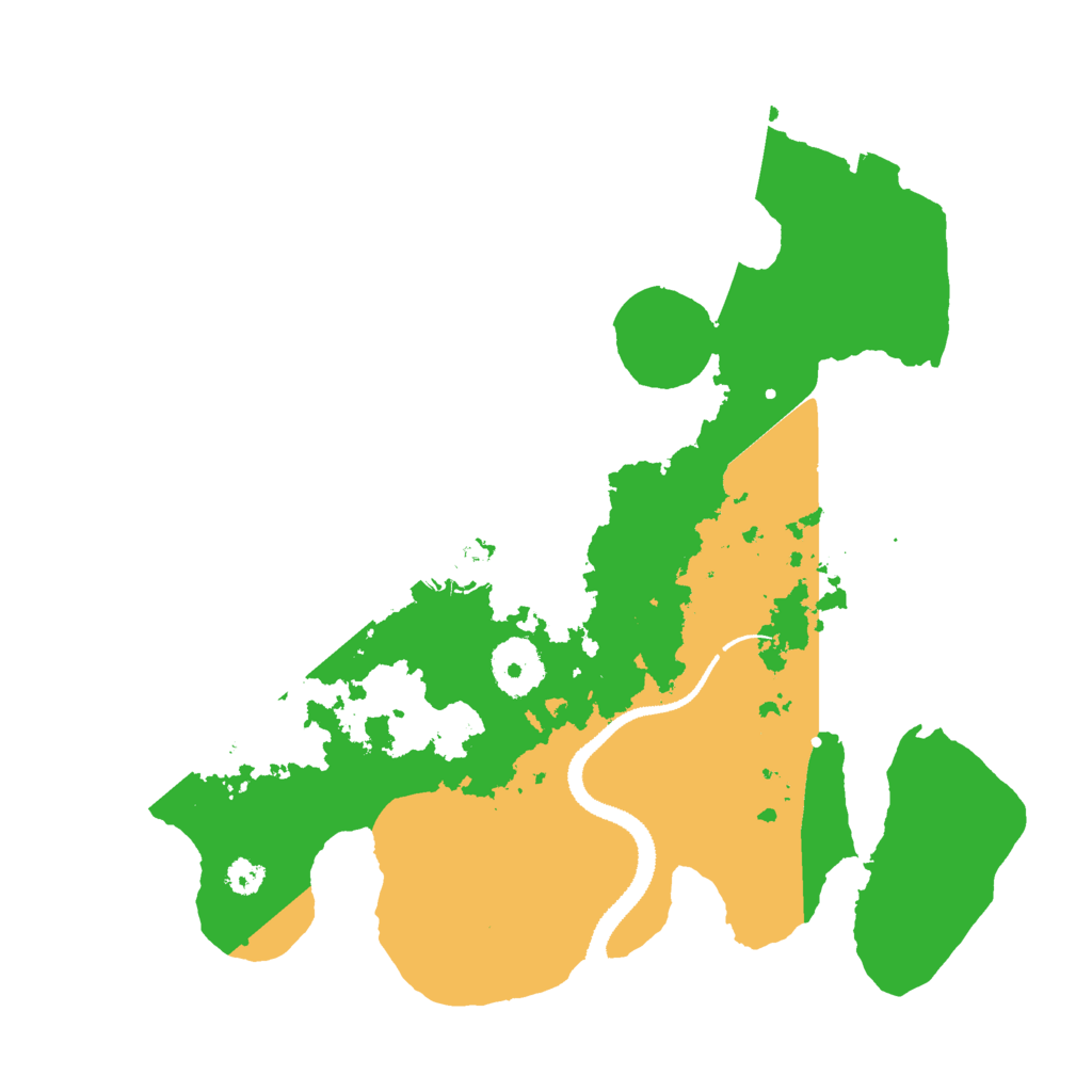 Biome Rust Map: Procedural Map, Size: 3000, Seed: 768572159