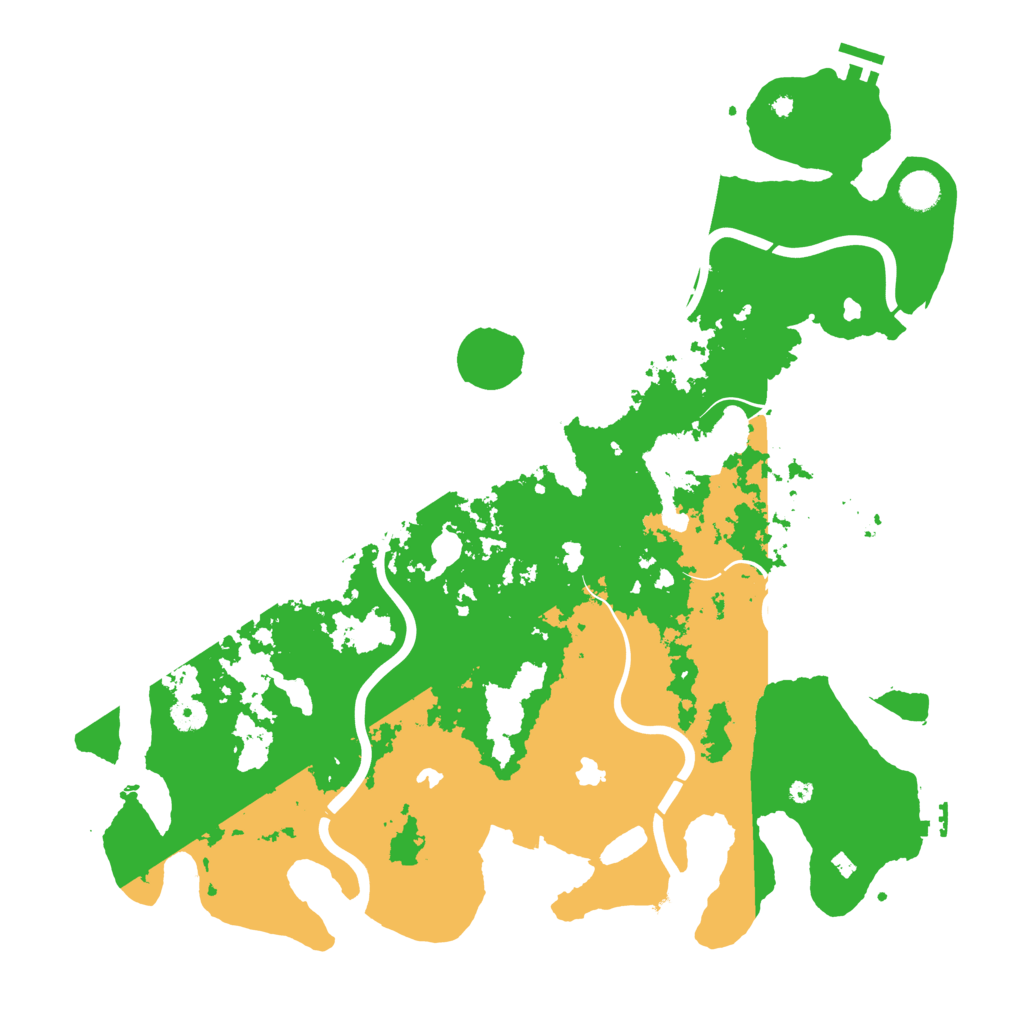 Biome Rust Map: Procedural Map, Size: 4500, Seed: 4177262