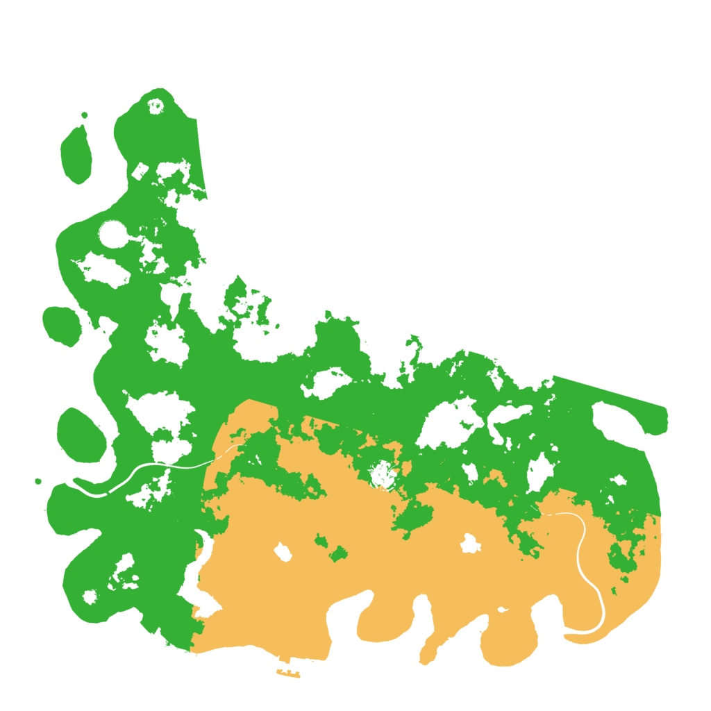 Biome Rust Map: Procedural Map, Size: 4500, Seed: 4917661