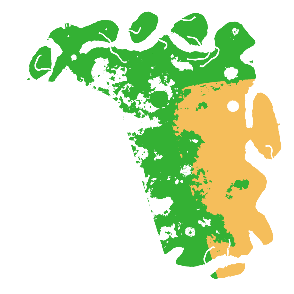 Biome Rust Map: Procedural Map, Size: 4500, Seed: 41166