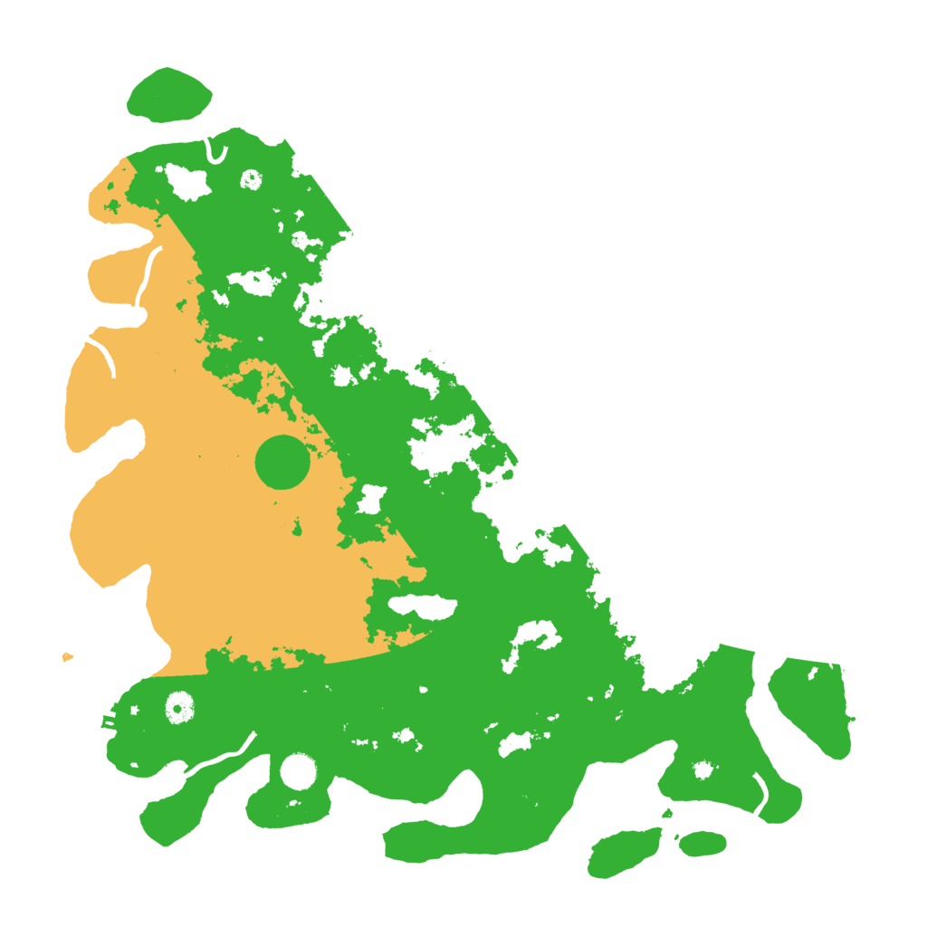 Biome Rust Map: Procedural Map, Size: 4500, Seed: 4106032