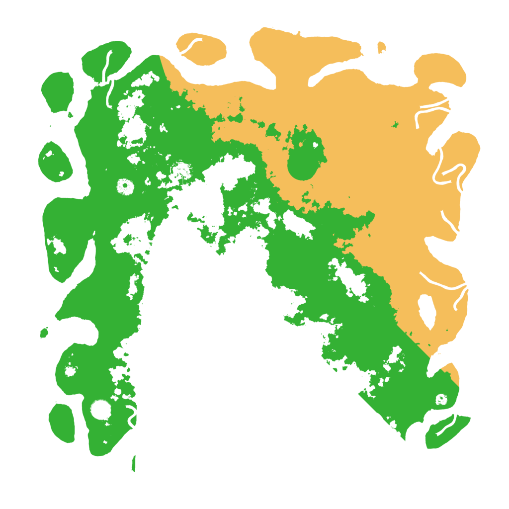 Biome Rust Map: Procedural Map, Size: 4500, Seed: 2032117