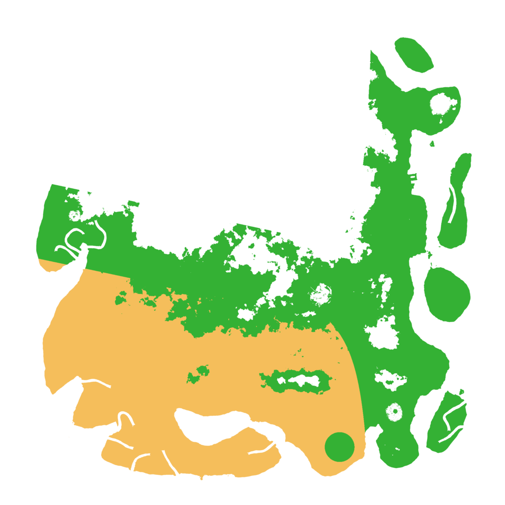 Biome Rust Map: Procedural Map, Size: 4500, Seed: 3871626