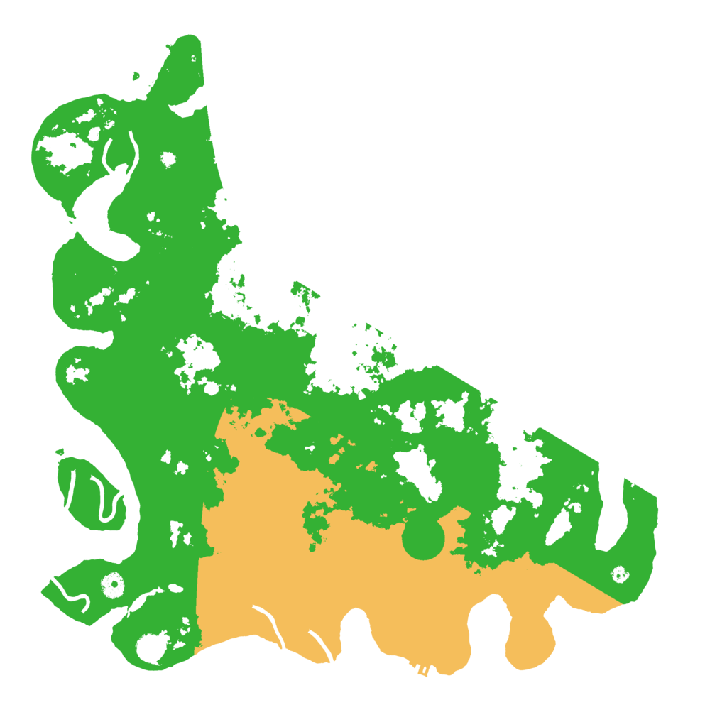 Biome Rust Map: Procedural Map, Size: 4500, Seed: 4115782