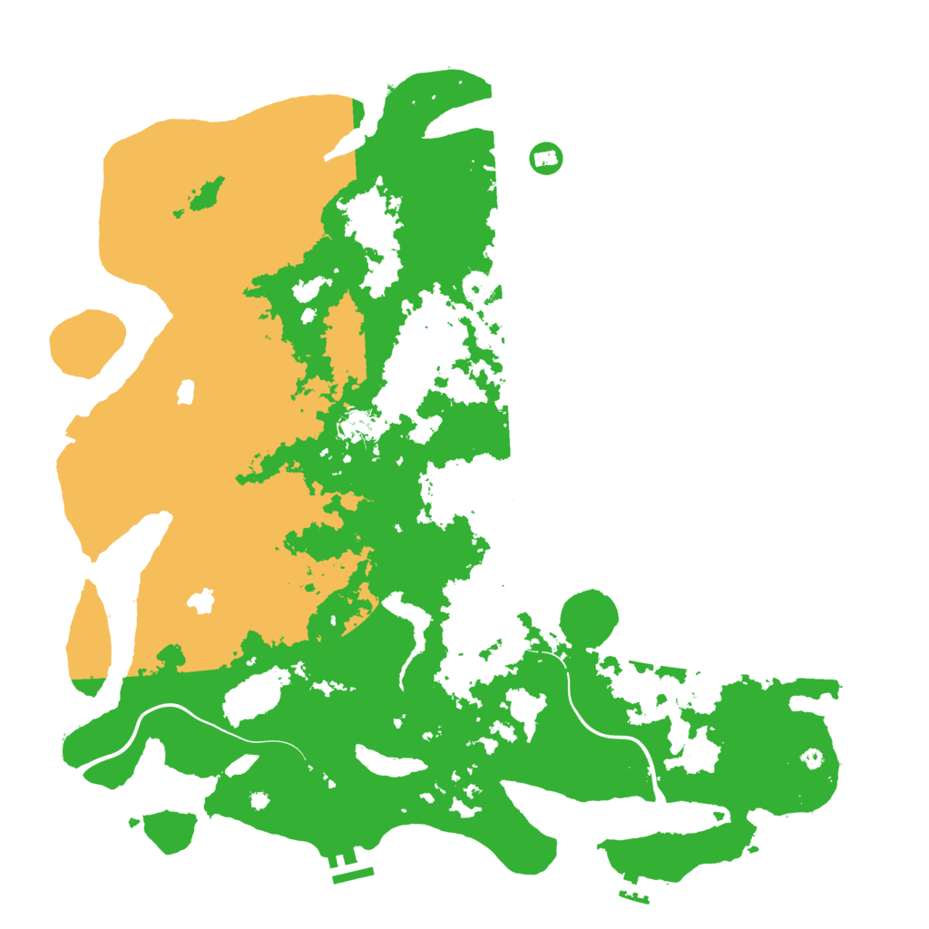 Biome Rust Map: Procedural Map, Size: 4500, Seed: 1562646
