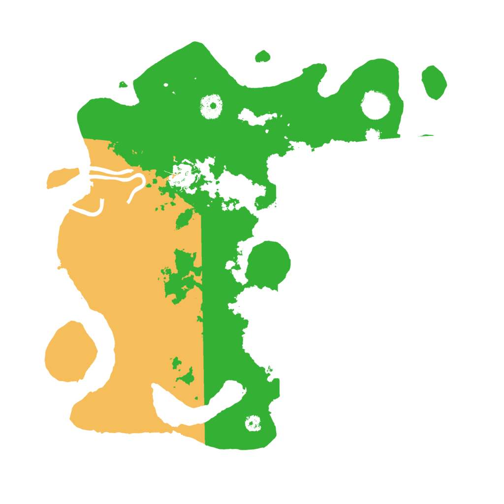 Biome Rust Map: Procedural Map, Size: 3200, Seed: 863240520