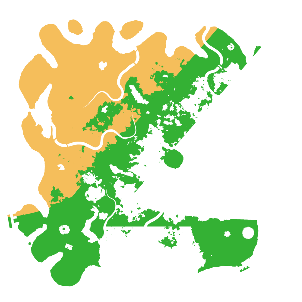 Biome Rust Map: Procedural Map, Size: 4500, Seed: 5754853