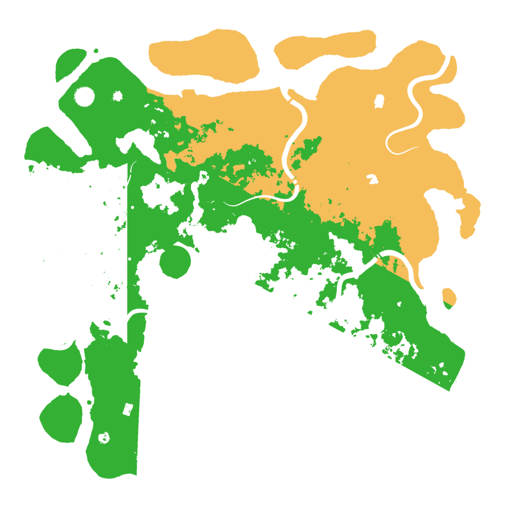 Biome Rust Map: Procedural Map, Size: 4500, Seed: 1126439