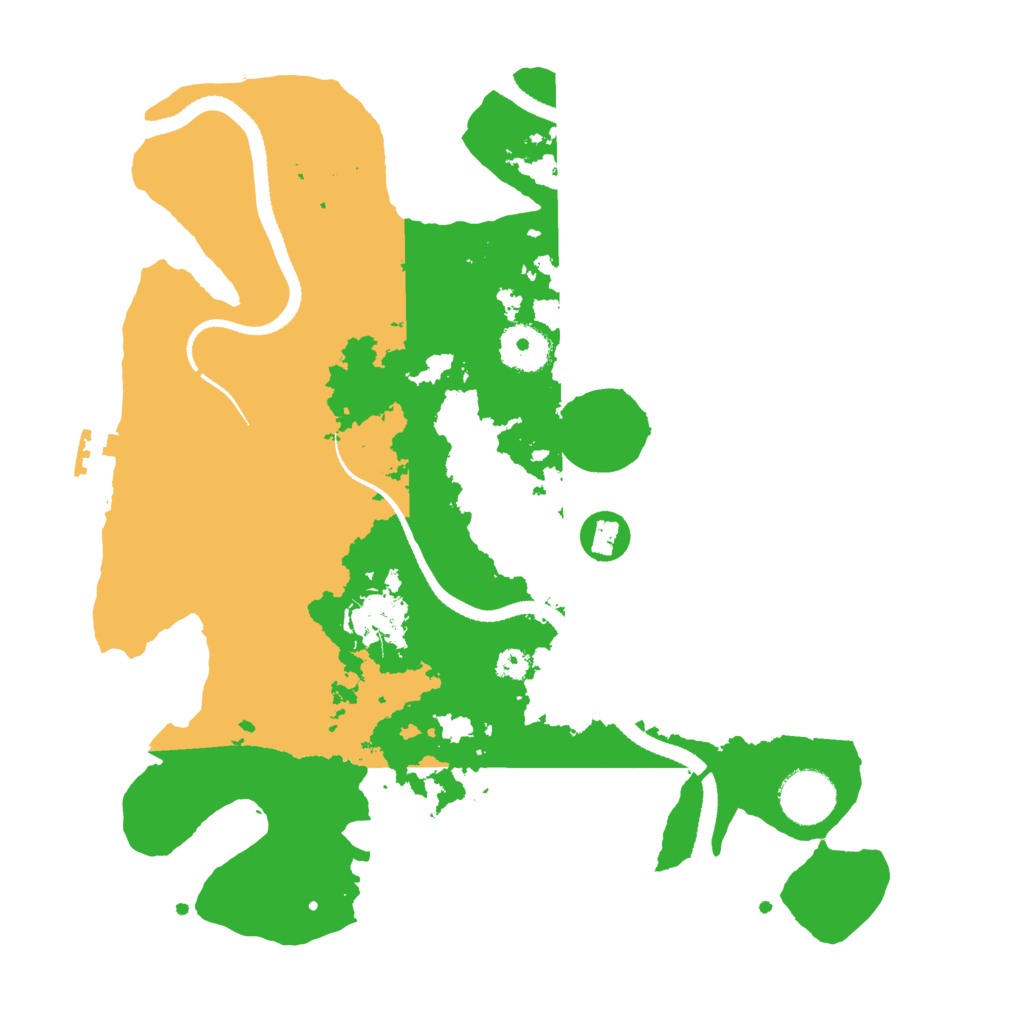 Biome Rust Map: Procedural Map, Size: 3250, Seed: 4977266