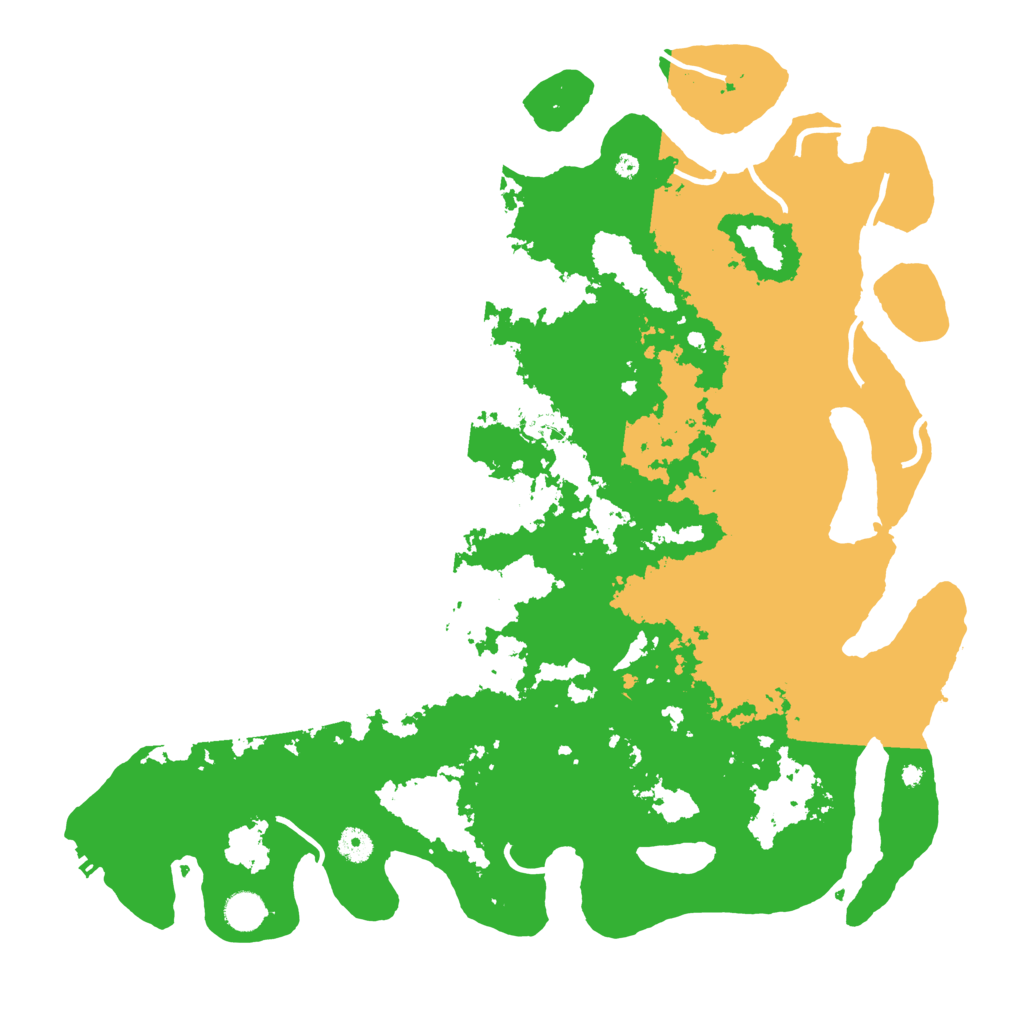 Biome Rust Map: Procedural Map, Size: 4500, Seed: 3858633