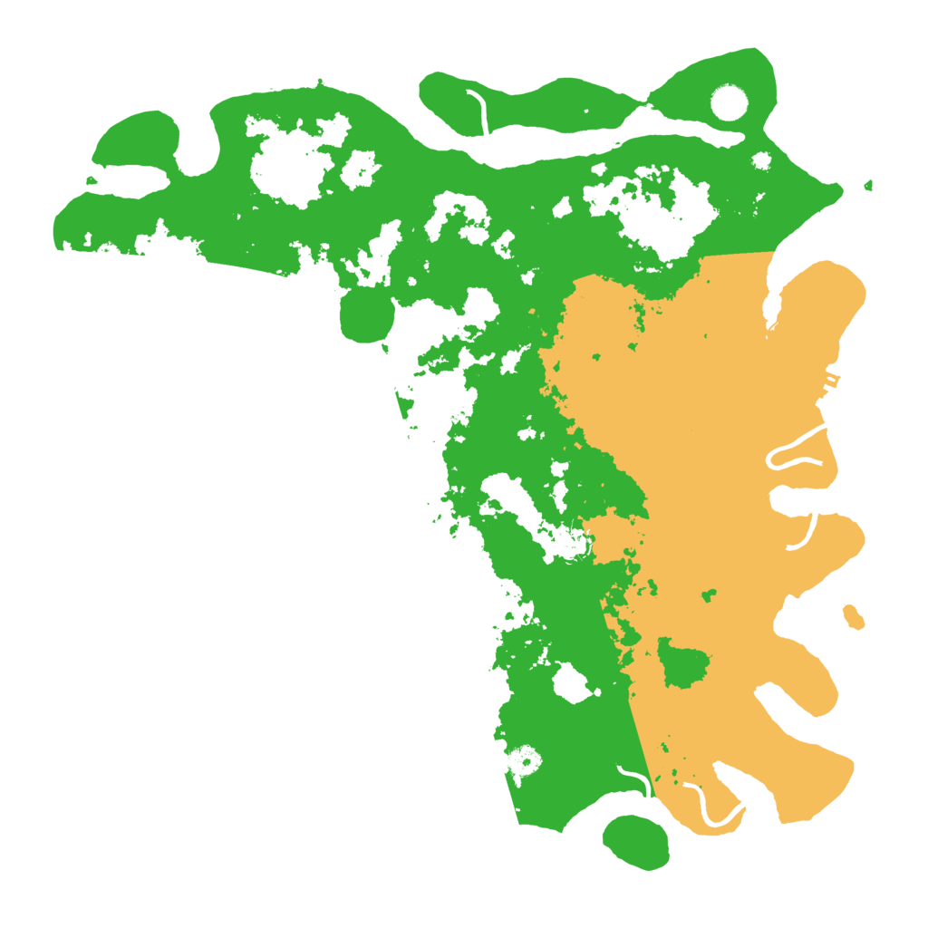 Biome Rust Map: Procedural Map, Size: 4500, Seed: 1343825
