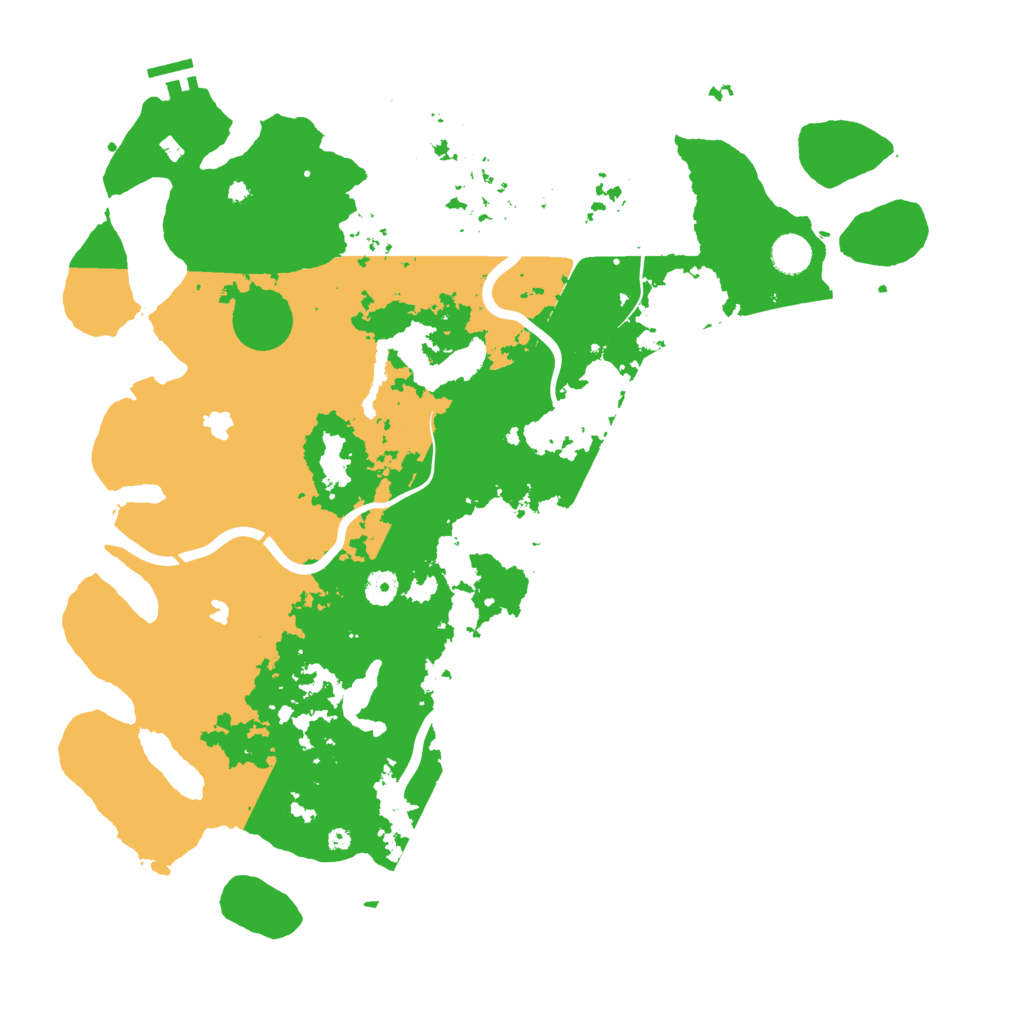 Biome Rust Map: Procedural Map, Size: 4500, Seed: 6312104