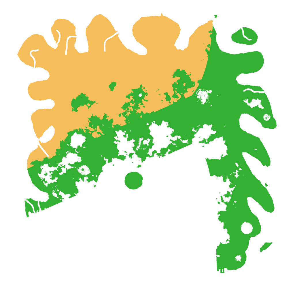 Biome Rust Map: Procedural Map, Size: 4500, Seed: 4393525