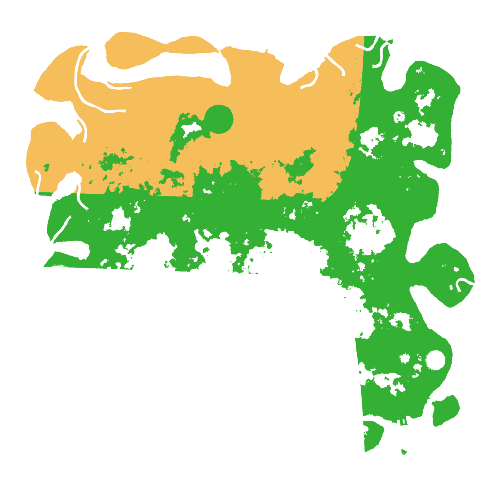 Biome Rust Map: Procedural Map, Size: 4500, Seed: 5290025