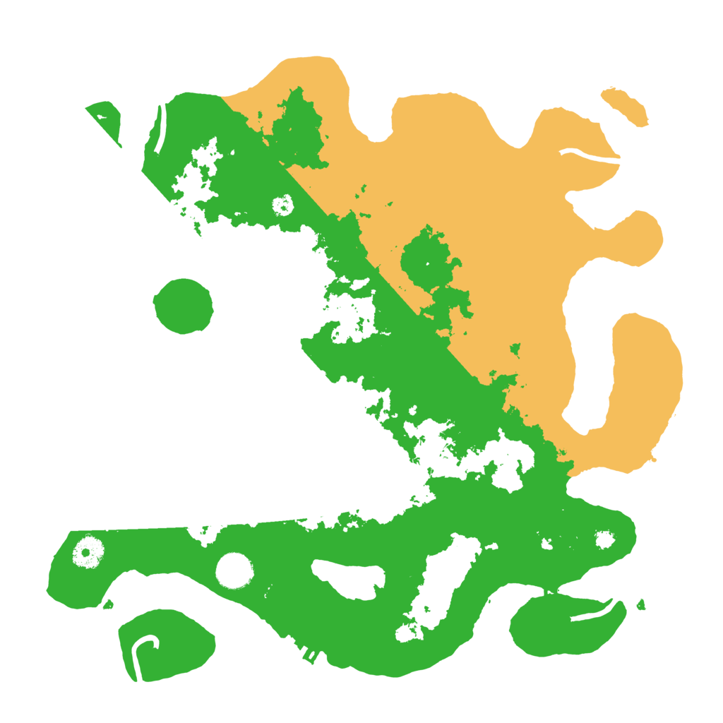Biome Rust Map: Procedural Map, Size: 3500, Seed: 4840490