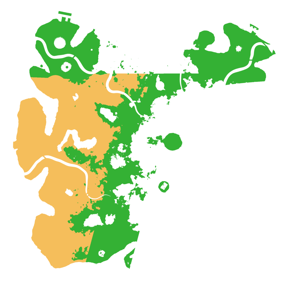 Biome Rust Map: Procedural Map, Size: 4500, Seed: 5795236