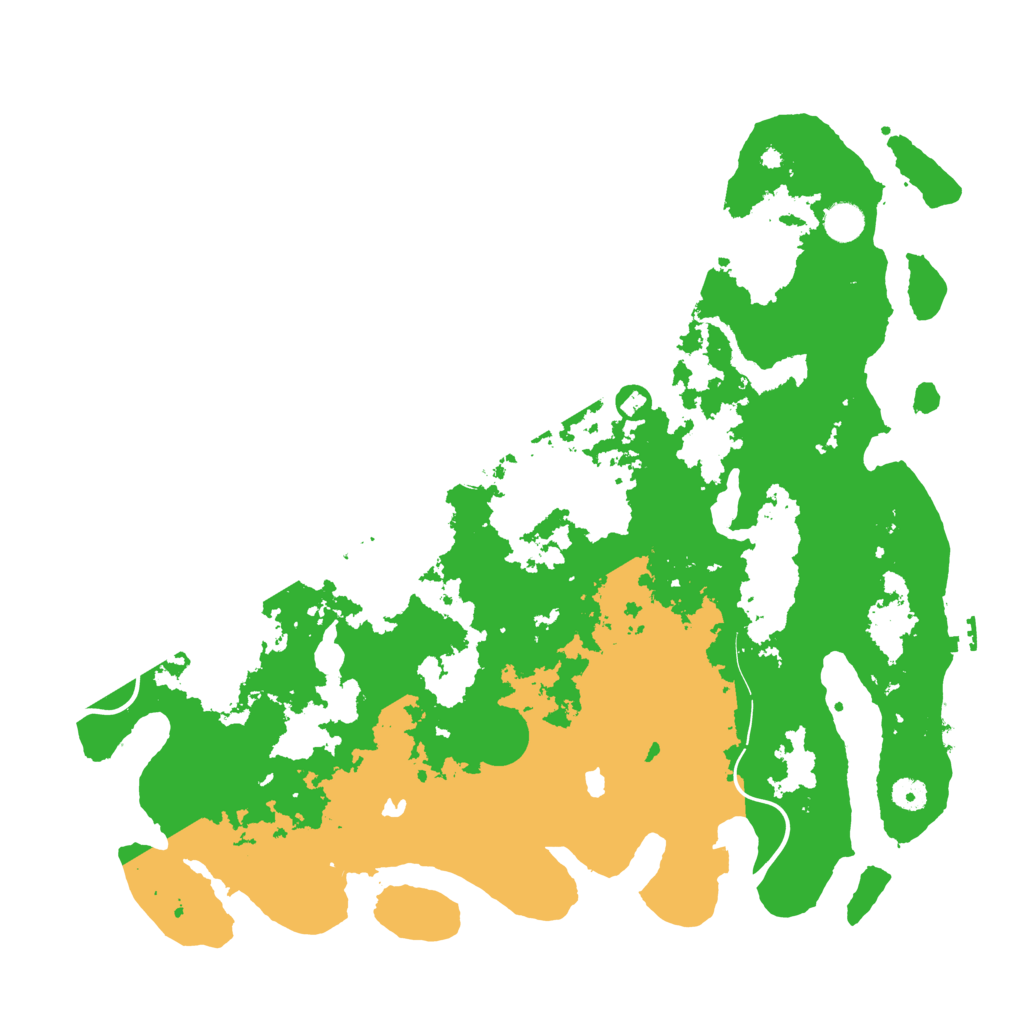 Biome Rust Map: Procedural Map, Size: 4500, Seed: 210242