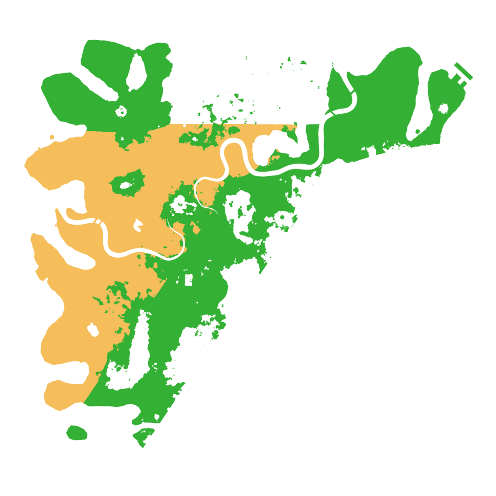 Biome Rust Map: Procedural Map, Size: 4500, Seed: 2785581