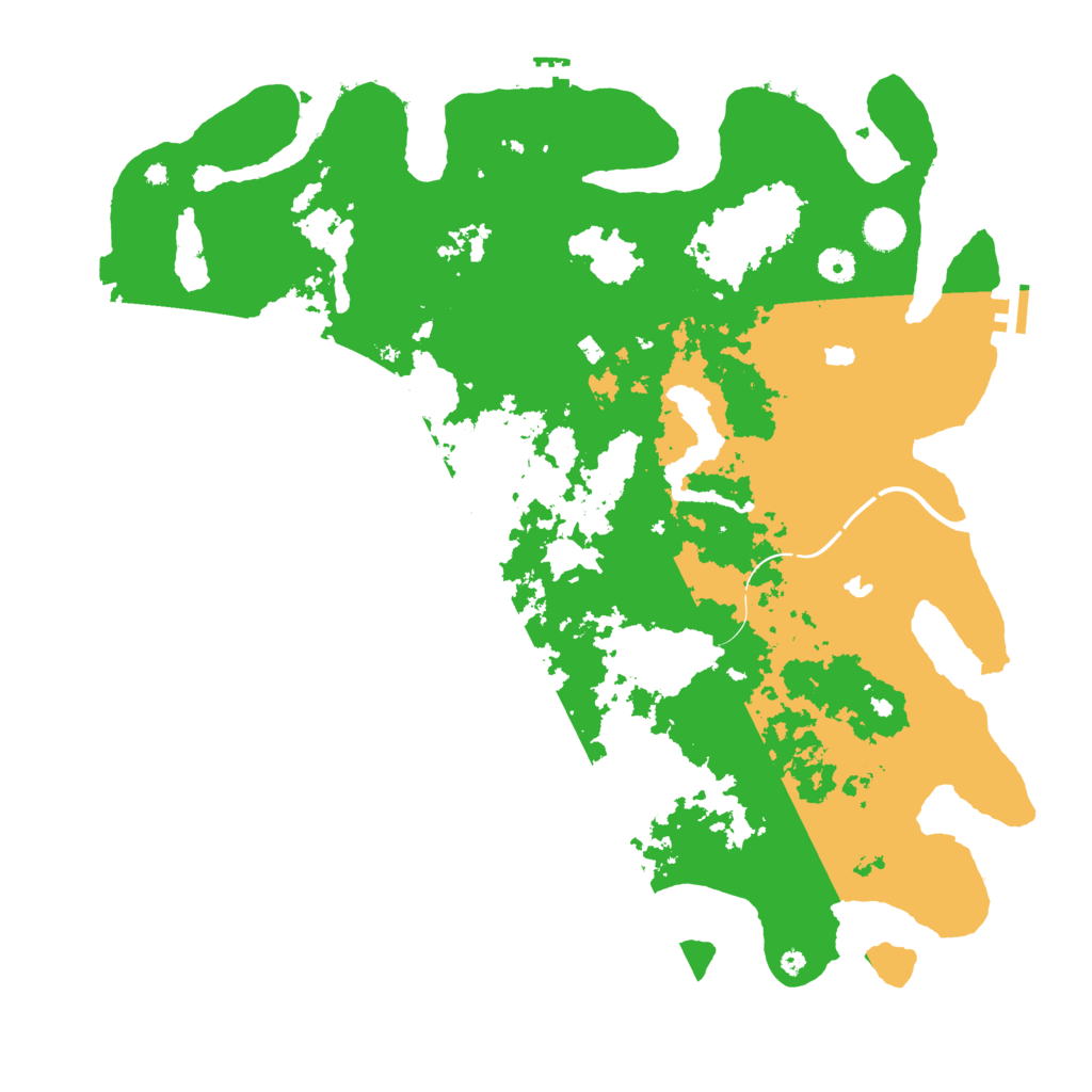 Biome Rust Map: Procedural Map, Size: 4500, Seed: 4227313