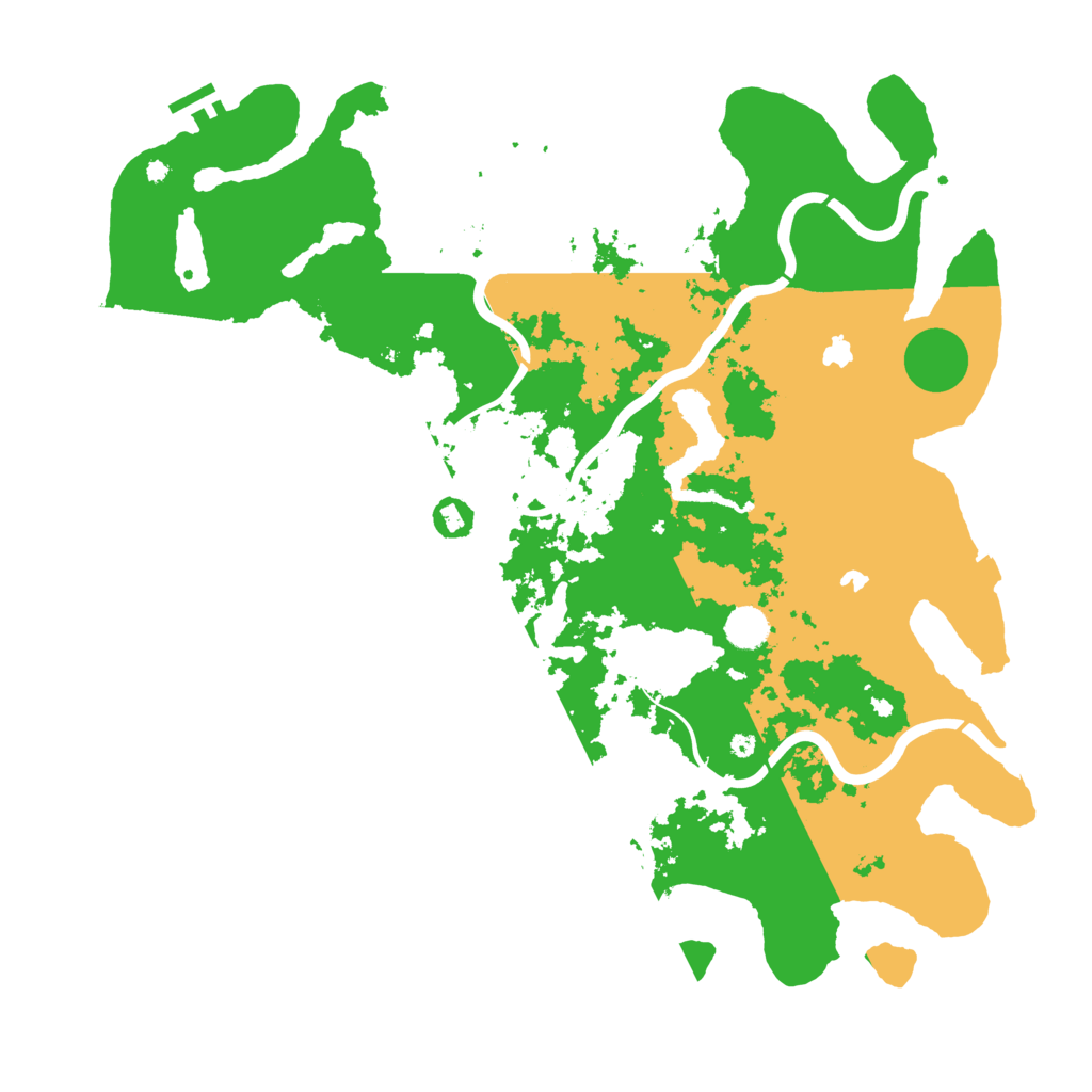 Biome Rust Map: Procedural Map, Size: 4500, Seed: 4227313