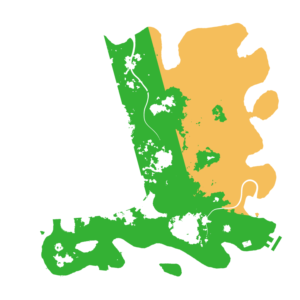 Biome Rust Map: Procedural Map, Size: 3750, Seed: 196841541
