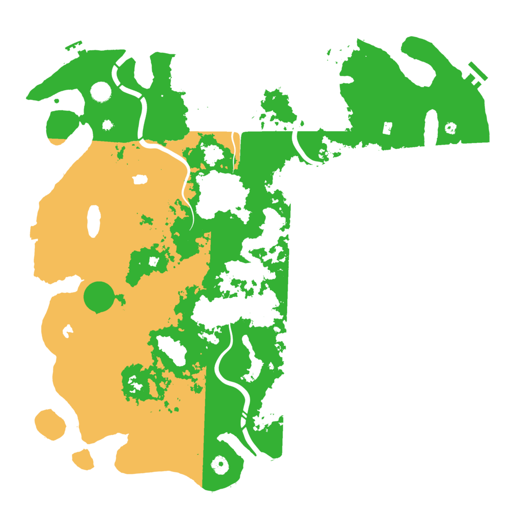 Biome Rust Map: Procedural Map, Size: 4500, Seed: 5873845